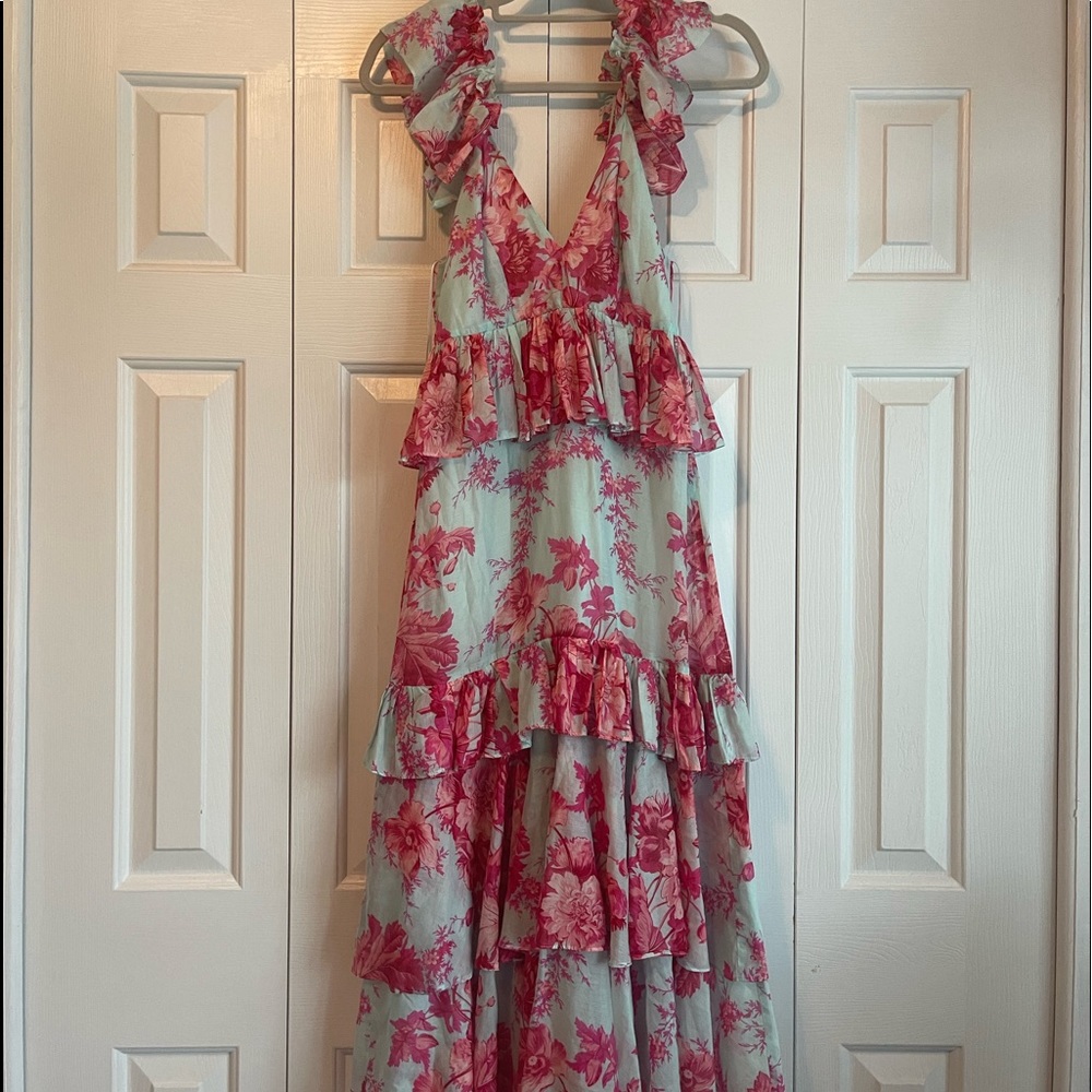 Alice McCcall floral maxi dress size 2